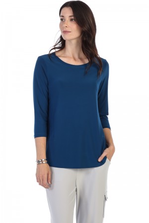 Stretch Jersey ITY Fitted Panel Top (IT-109)